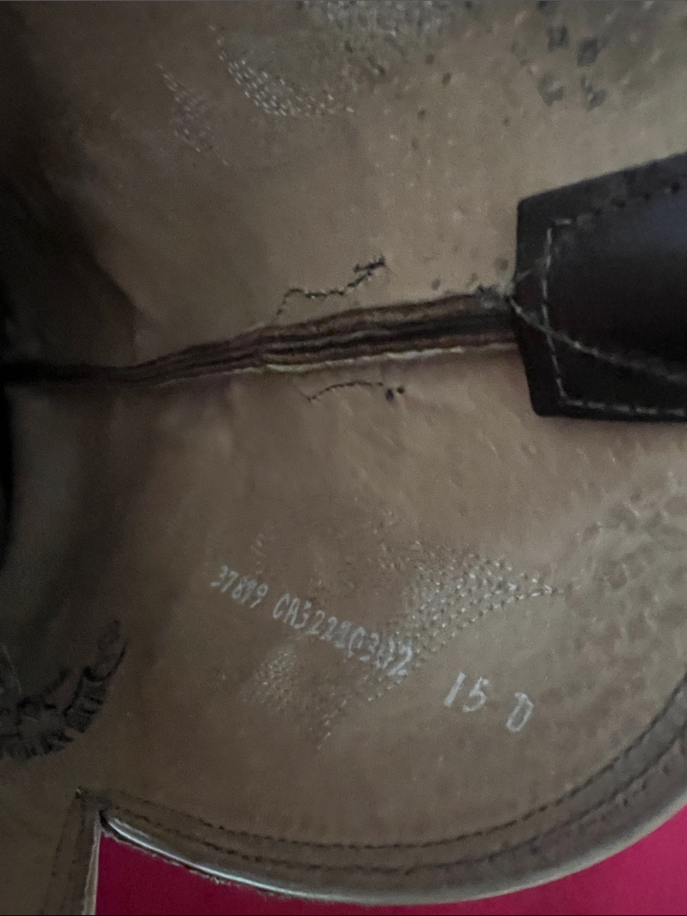 Tony Lama Two-Tone Brown Ostrich Western Boots - Picture 3 of 5